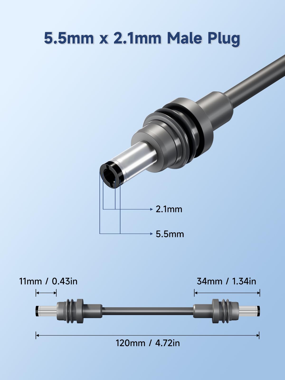 PeakDo rugged cable with reinforced connectors for long-term use
