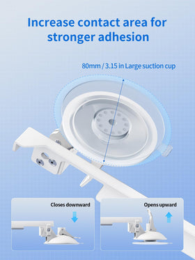 PeakDo Starlink Mini Mount features large suction cups for strong, lasting grip.