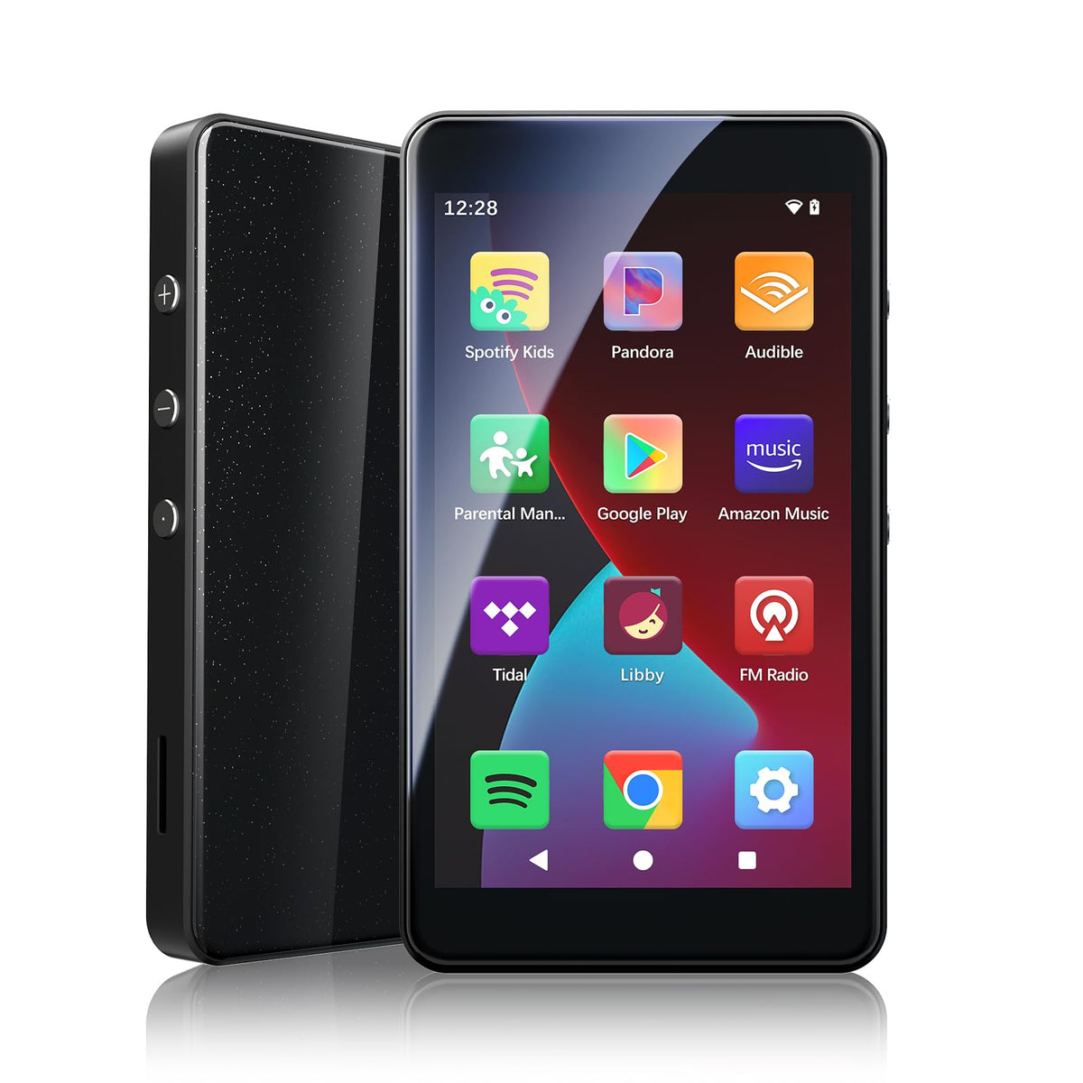 PECSU Android 14 G4S front view showing a 4-inch display for kid-friendly multimedia on the go.