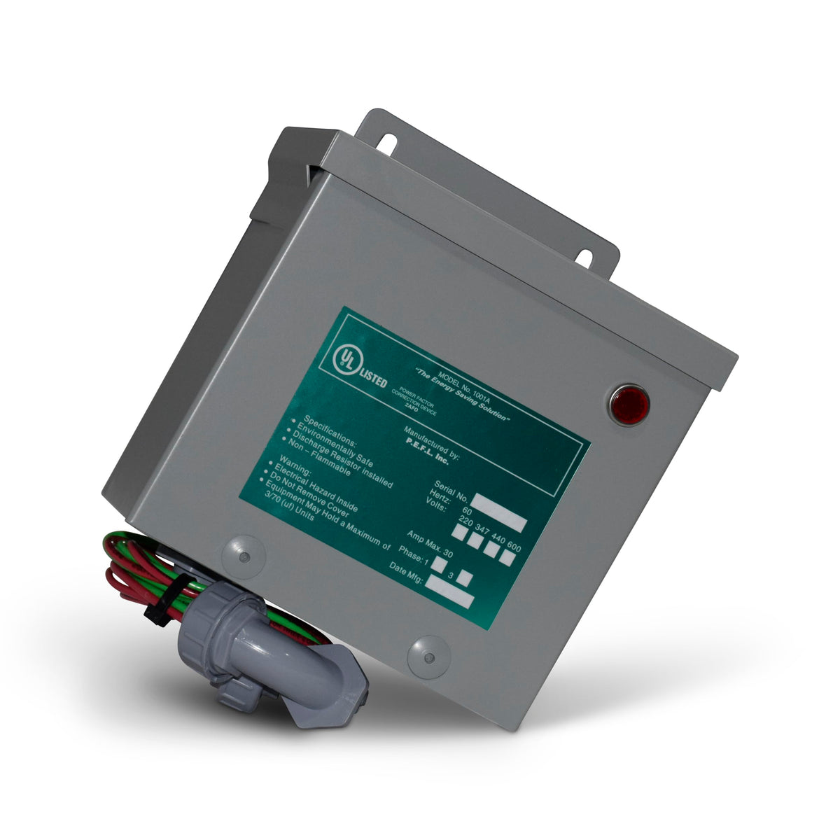 PEFL KVAR 200-amp surge protector panel protects home circuits during spikes