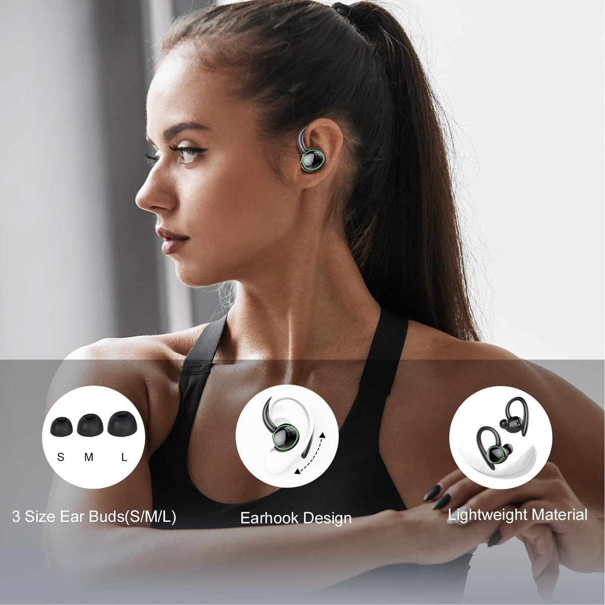 PEFUPEW smart touch control for hands-free music and calls