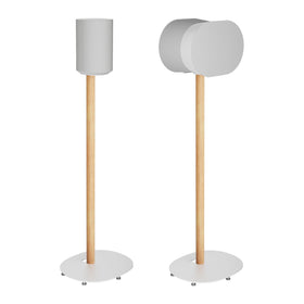 PEGZONE front view with Sonos speakers showing stability and clean look