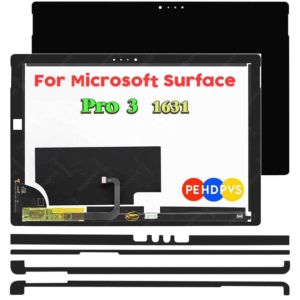 PEHDPVS Surface Pro 3 screen assembly provides crisp visuals and responsive touch.