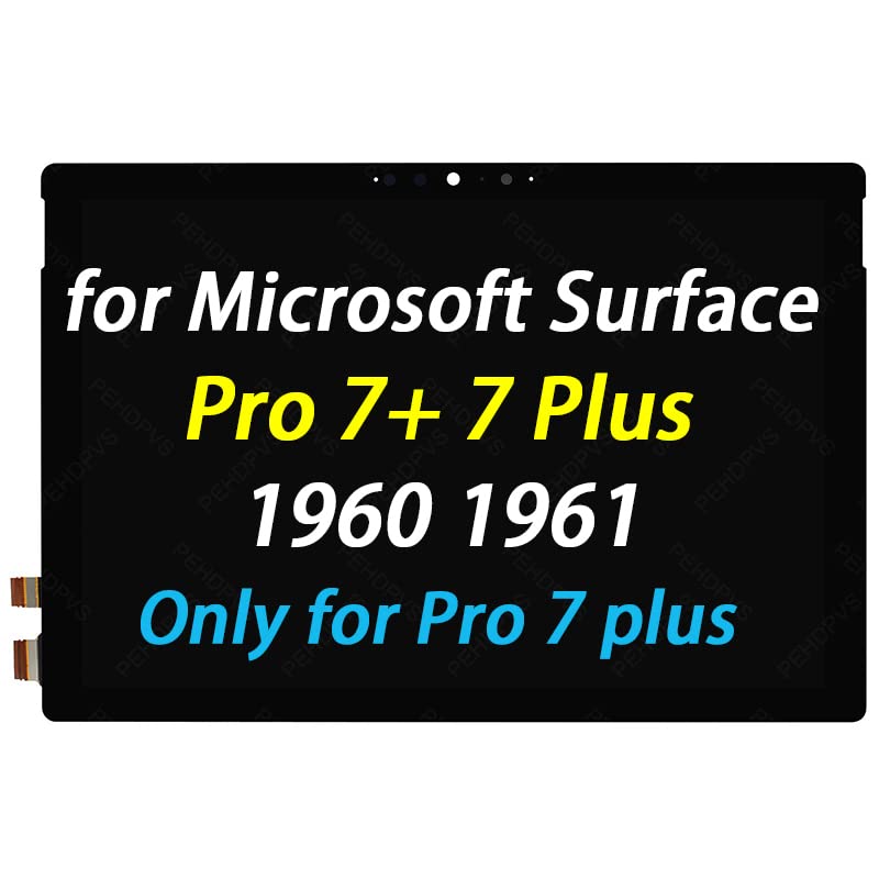 PEHDPVS digitizer assembly for Surface Pro 7 Plus enables responsive touch input.