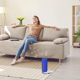 Peicheng Bluetooth Speaker LED rainbow lights synchronized with music