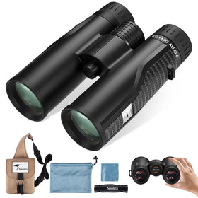 Peiketao ED HD Binoculars side view showing compact rugged build for outdoor use.