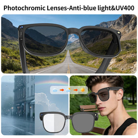 PEJE AI Smart Glasses long battery life and fast charging.