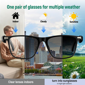PEJE AI Smart Glasses lightweight and stylish frame for all-day wear.