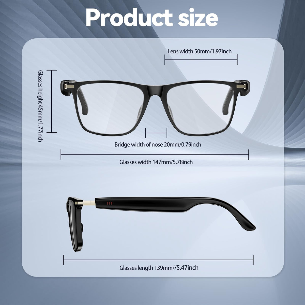 PEJE AI Smart Glasses no camera included, preserving privacy during meetings.