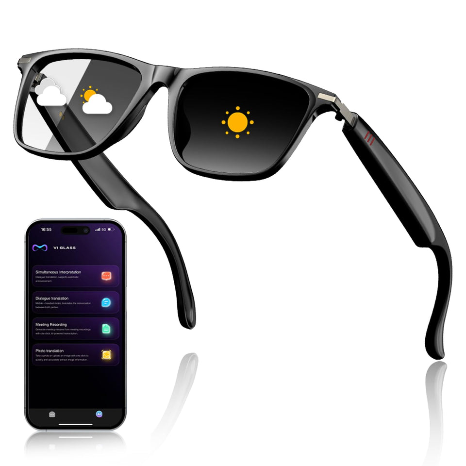 PEJE AI Smart Glasses translation in 129 languages enables smooth conversations.