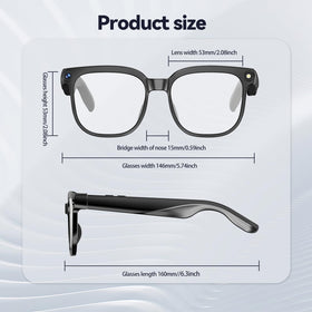 PEJE glasses in hand size-comparison showing lightweight 41g comfort benefit