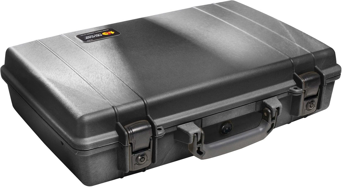Pelican 1490 case with foam-lid exterior protects gear in rugged conditions
