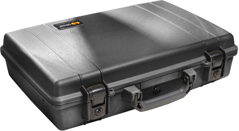Pelican 1490 case with foam-lid exterior protects gear in rugged conditions