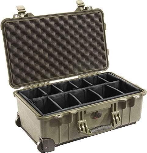 Pelican 1511 foam inserts customize compartments for organized travel.