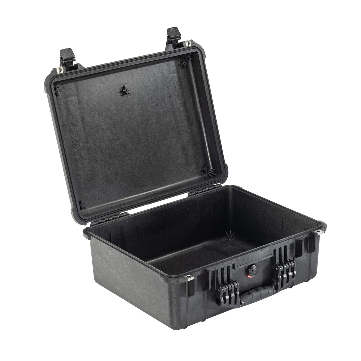 Pelican 1550 No Foam Black side view highlighting weather resistance