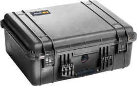 Pelican 1550 case exterior with waterproof seal protects gear in harsh conditions.