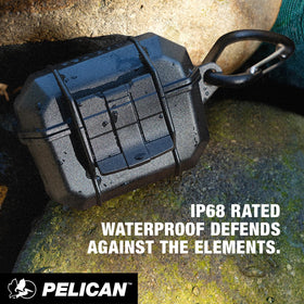 Pelican close-up of corner airbags showing shock-absorption benefit during drops