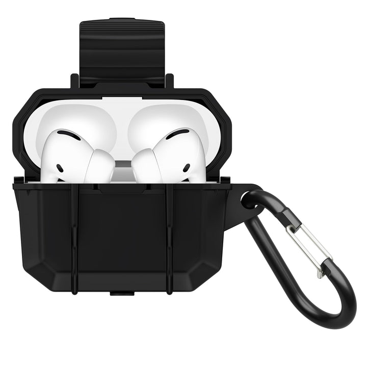 Pelican front view showing case fit and durable exterior benefits secure protection