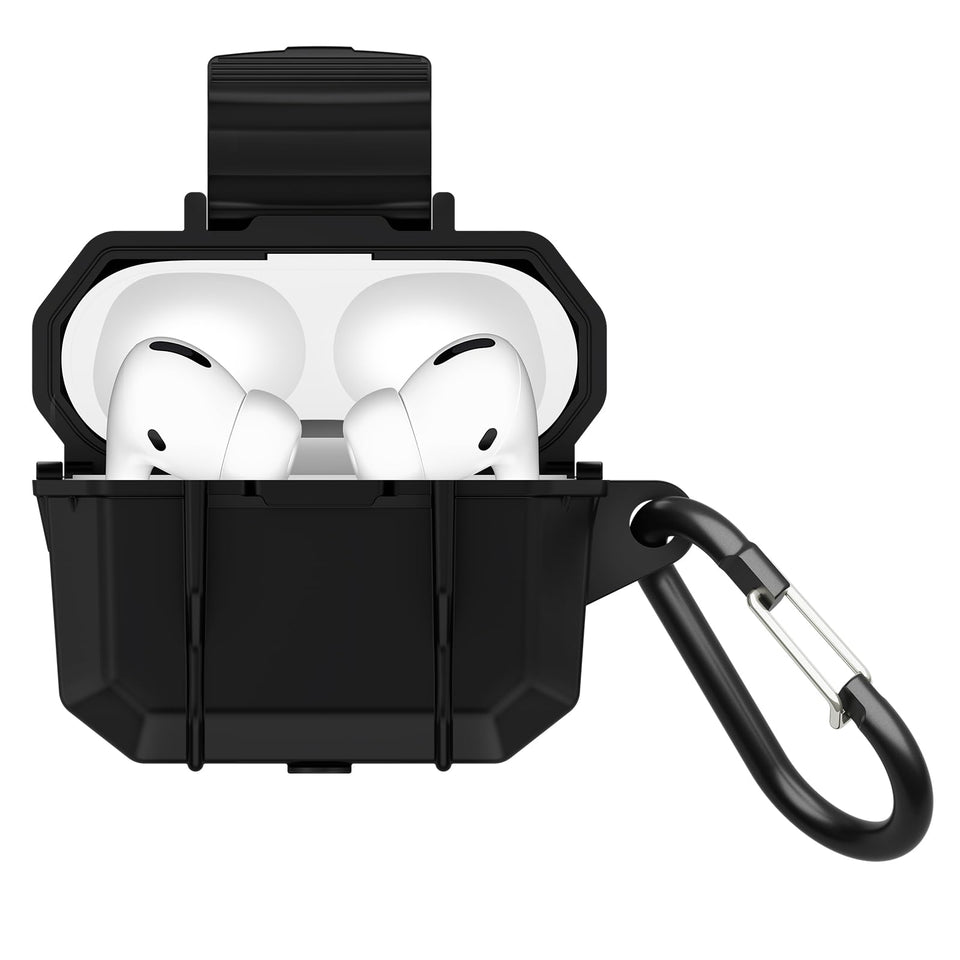 Pelican front view showing case fit and durable exterior benefits secure protection
