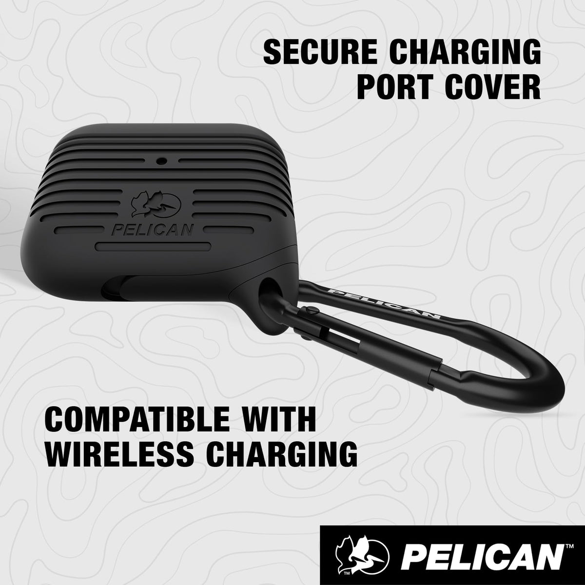 Pelican Protector AirPods Pro 3 case with soft silicone body for comfortable grip and anti-scratch protection