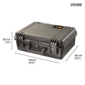 Pelican Storm iM2400 Case black design highlights HPX polymer construction