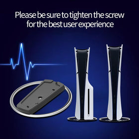 Pelidox vertical stand space-saving design helps declutter your entertainment area.
