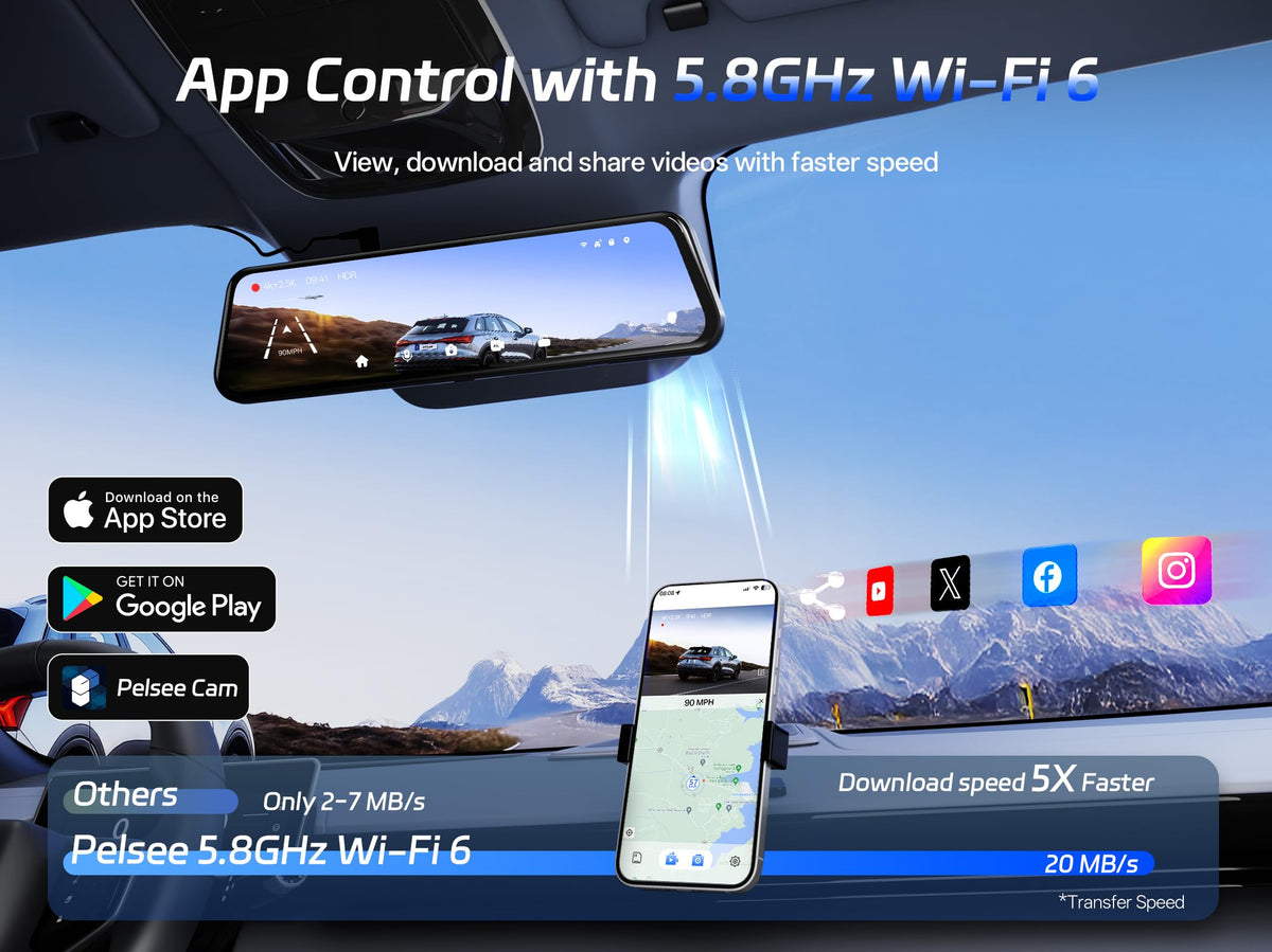 Pelsee ADAS with real-time alerts supports safer driving decisions.
