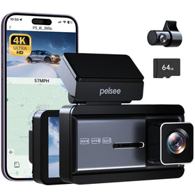 pelsee front unit angled view showing 4K lens and mounting benefit