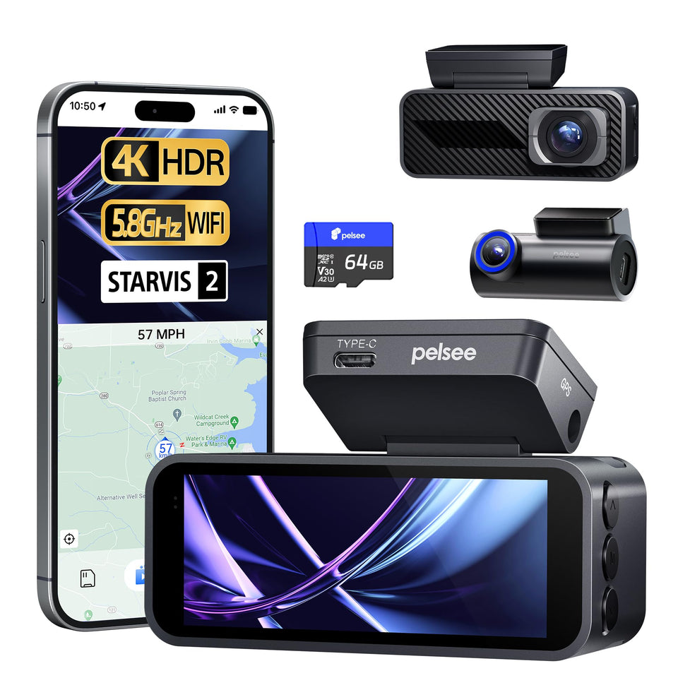 Pelsee P1 Pro front 4K video captures clear daytime details and plates