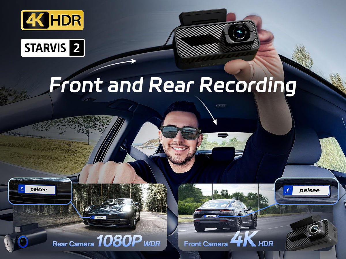 Pelsee P1 Pro rear 1080p WDR footage with balanced exposure