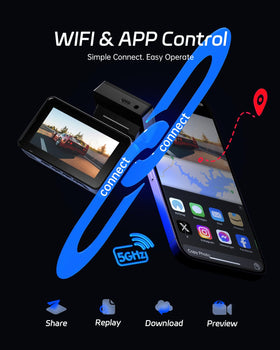 Pelsee P3 shows WiFi and GPS app connectivity for easy viewing