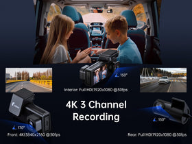 Pelsee rear 4K dash cam provides broad road view for rear-end incidents