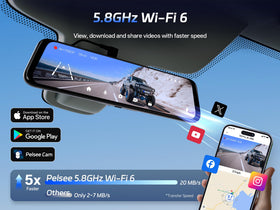 ADAS alerts from Pelsee S12 Pro help with lane and collision warnings
