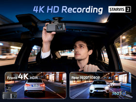 Pelsee S3 Touch rear 1080p camera records the road behind you
