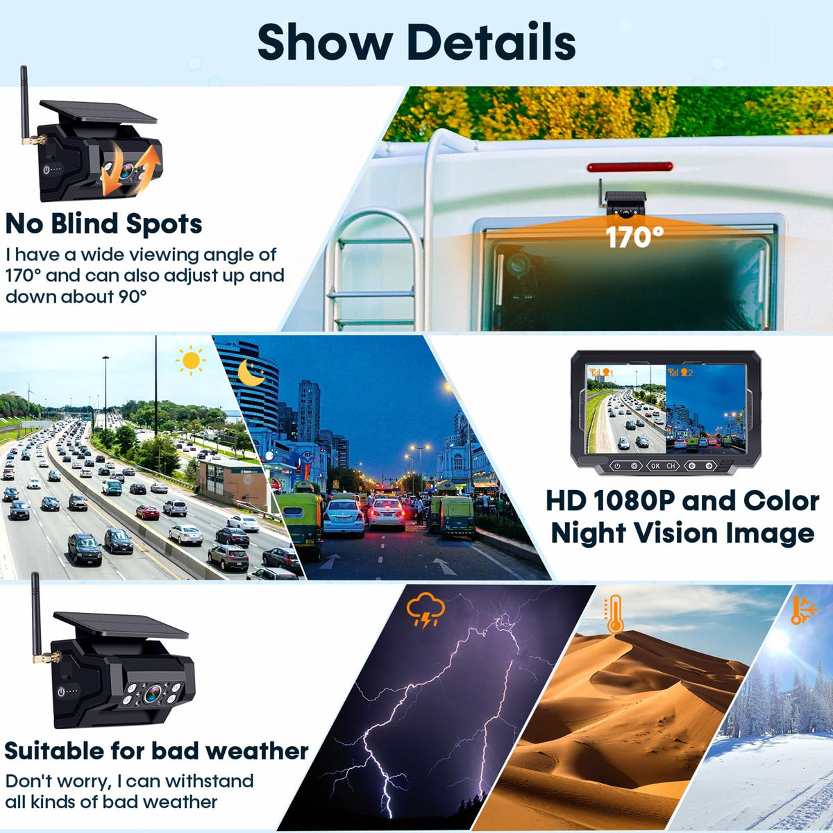 Pemacom 15000mAh battery and solar panel enable long cordless operation