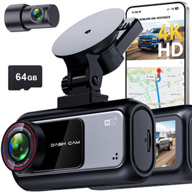 Pemacom truck dash cam front 4K captures crisp road footage for reliable daytime evidence.