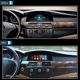 PEMP 8.8-inch Linux screen dashboard setup showing wireless CarPlay and Android Auto.