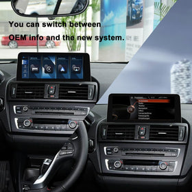 PEMP capacitive touch display provides responsive CarPlay control.