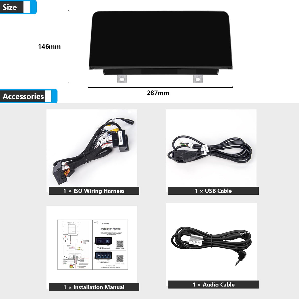 PEMP compatibility note highlighting 4PIN CIC and EVO limitations for BMW models.