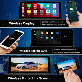PEMP HD 1920x720 display with capacitive touch for map and media clarity.