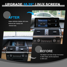 PEMP wireless CarPlay/Android Auto interface for BMW E70/E71 enables hands-free connectivity.