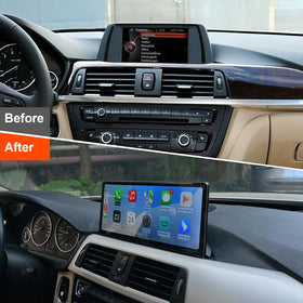 PEMP Ultra-Thin 12.3-inch BMW F30 side profile highlights compact installation.