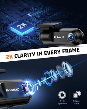 Penemay dash cam wifi app control for easy video sharing and settings.