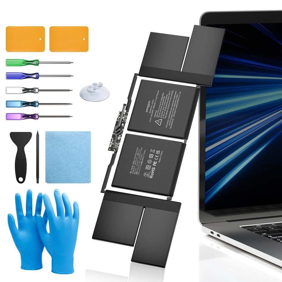 Pengguo MacBook Pro 15 A1990 front view battery replacement for extended runtime