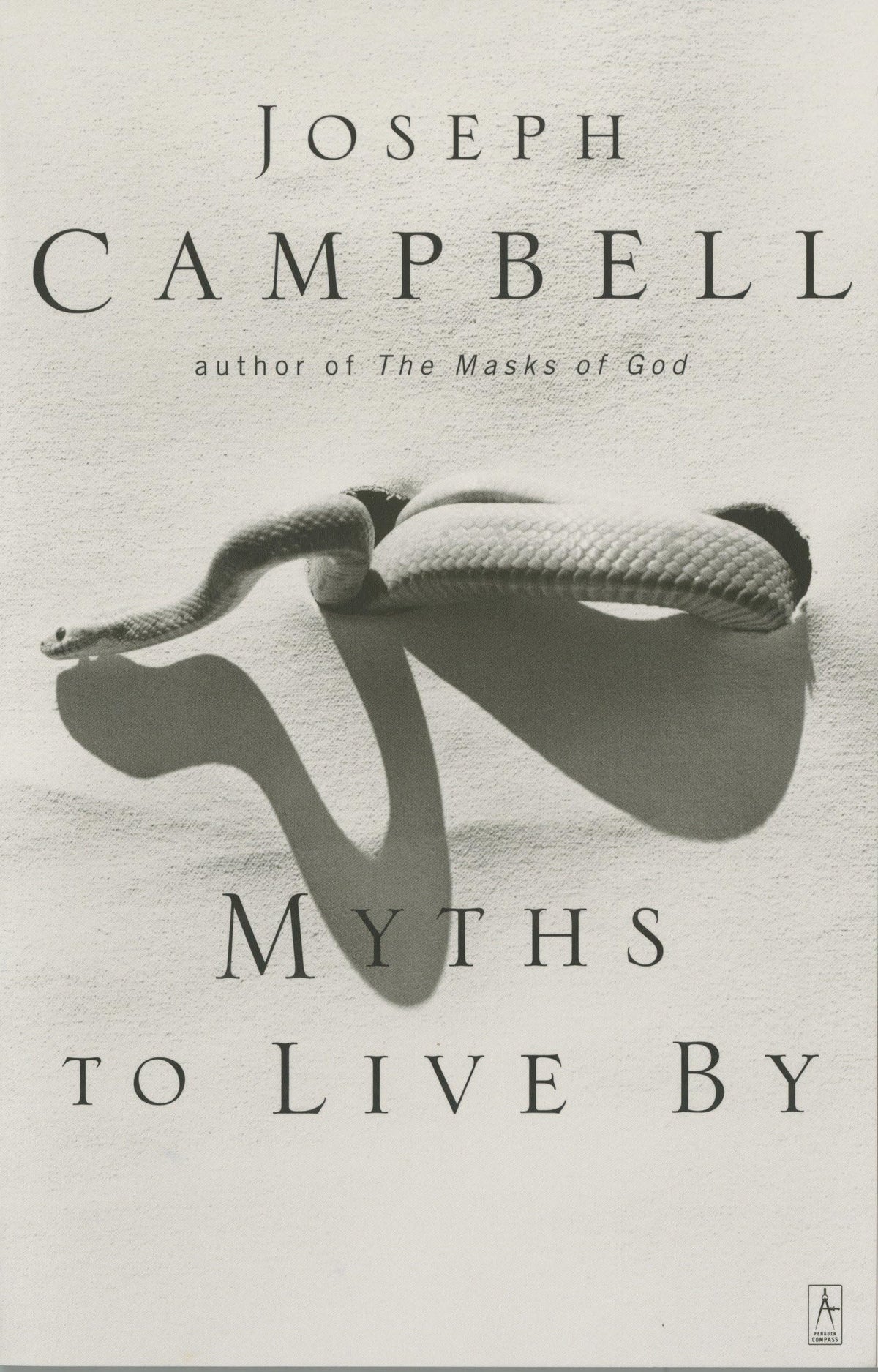 Penguin Myths to Live By front cover close-up showing title and author, useful for identification