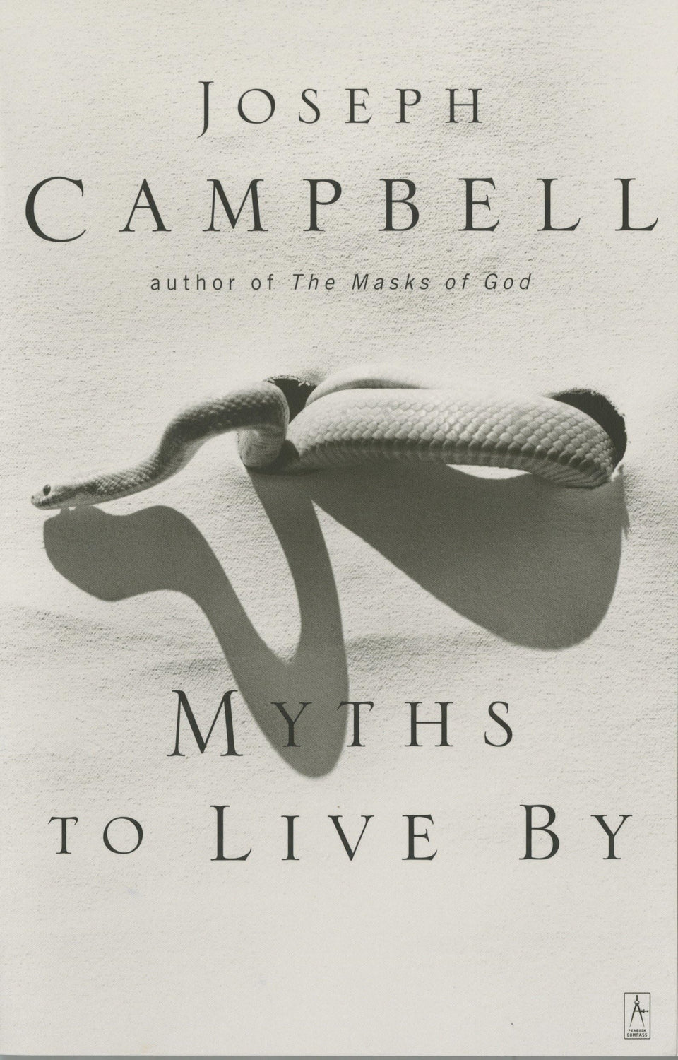 Penguin Myths to Live By front cover close-up showing title and author, useful for identification
