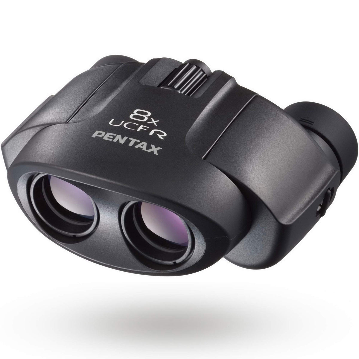 Pentax 8x21 UCF R binoculars front view shows compact Porro design for travel
