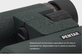 Pentax AD 7x32 ED binoculars close-up eyepiece; easy diopter adjustment