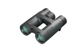 Pentax AD 9x32 WP binoculars side view for compact travel and quick setup.