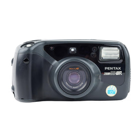 Pentax IQ Zoom 90WR weather-resistant front view for rugged outdoor shooting